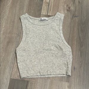Zara Heather Gray Tank Top